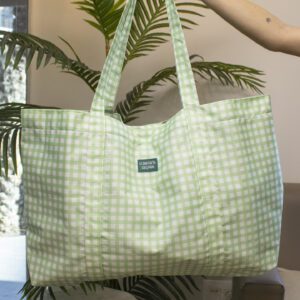 Tote vichy verde